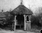 Garden shelter in the grounds of Woodthorpe Hall, Holmesfield