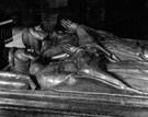 Effigy of George, 4th Earl of Shrewsbury and his 2 Countesses, Sheffield Cathedral