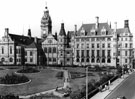 View: s22620 Town Hall and St. Paul's Gardens from Norfolk Street showing cleaned stonework