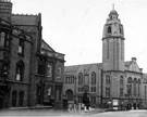 View: s22744 Nether Chapel in between St. Marie's R.C. Cathedral (left ) and Victoria Hall right, Norfolk Street