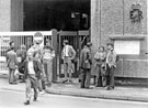 View: s22900 Pickets outside Pond Street sorting office during the Post Office Workers Strike