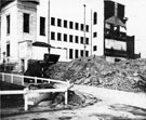 View: s23012 Construction of Arundel Gate at the junction with Surrey Street with the Central Library in the background