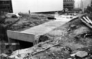 View: s23027 Construction of a subway under Arundel Gate as viewed from Surrey Lane