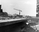 View: s23029 Construction of a subway under Arundel Gate outside Sheffield College of Technology