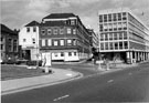 View: s23066 Sun Alliance Insurance Group offices, No. 20, Arundel Gate; Halifax Building Society, at the junction of George Street and Norfolk Street, Sheffield Health Authority, Central Health Clinic at the junction with Mulberry Street