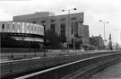 View: s23074 Pedestrian subway across Arundel Gate from Howard Street looking towards the Register Office and Novotel Hotel with Leader House in the background