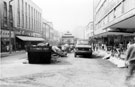 View: s23193 Pedestrianisation of the The Moor outside Nos. 43 - 51 British Home Stores and Argos in the background