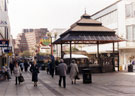 View: s23222 Bandstand on The Moor looking towards the Manpower Service Commission Building