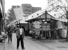 View: s23232 Moorfoot Market, The Moor with the Manpower Service Commission Building in the background 