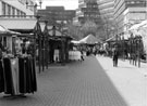 View: s23238 Moorfoot Market, The Moor with the Manpower Service Commission Building in the background 