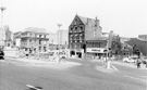 View: s23920 Refurbishment of Fitzalan Square looking towards Nos. 9, Coral Bookmakers; 5 the former Bell Hotel and Yorkshire Bank, Haymarket