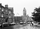 View: s24136 St. Marie's Roman Catholic Church Presbytery; Central United Reformed Church and Victoria Hall, Norfolk Street 