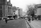 View: s24145 Norfolk Street looking towards Arundel Gate with the Victoria Hall and Halifax Building Society left