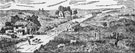 View: s24873 Artists impression of Attercliffe Common around 1785 showing the Gibbet