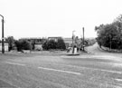 View: s25273 Junction of Church Street and Chapeltown Road/ The Common, Ecclesfield with Staniforth Motor Cycle Factors and H.A. Burton and Co. Ltd., printers in the background