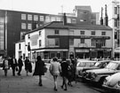 View: s25927 The Elephant Inn, Nos. 2 - 4, Norfolk Street and Nos. 18, G. E. Inman Ltd; 14 - 16, John Smiths Tadcaster Brewery Co. Ltd. office, Fitzalan Square 