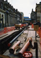 View: s26240 Pipe laying, Norfolk Street looking towards Surrey Street as part of the installation of new heating system to the Town Hall converting power from refuse disposal