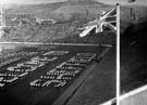 View: s28344 Children's display at Hillsborough football ground for the royal visit of Queen Elizabeth II and HRH Duke of Edinburgh