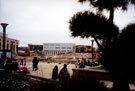 General view of Peace Gardens after demolition of Town Hall Extension known as the Egg Box (Eggbox)