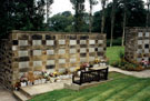 Memorial wall, Oughtibridge Cemetery, Burton Lane