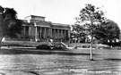 Mappin Art Gallery in Weston Park. Built in the Greek Ionic style, from designs by Flockton and Gibbs, architects. Opened July 27th, 1887 by Sir Frederick T. Mappin