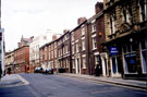 View: t00584 Bank Street, looking towards Queen Street, Wharncliffe House in distance (brick lower, white upper storeys)