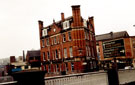 View: t01152 Lady's Bridge, looking towards junction with Nursery Street. Williams and Glyn's Bank, on corner