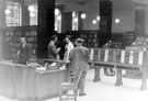 Central Library, Surrey Street. Central Lending Library showing the enquiries desk