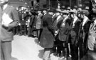 View: t01195 Royal visit of Edward, Prince of Wales arriving at Walker and Hall Ltd., Electro Works, Eyre Street