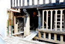 View: t01366 Renovations to the timber-framing, 1992-1993, at Old Queen's Head public house, Pond Hill (formerly the Hall in the Ponds)