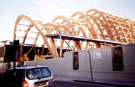 Construction of the Winter Garden from Surrey Street