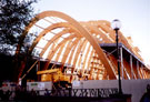 Construction of the Winter Garden from Surrey Street