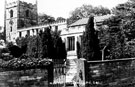 St. James' Church, Norton Lane. Given by Robert FitzRanulphm Lord of Alfreton, Norton and Marnham, to the abbey which he founded at Beauchief. In late Norman and Gothic style, consisting of chancel, nave, aisles and a tower. The register dates from 1