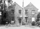 Broom Hall, Broomhall Road. Earlier portion built between 1509-1547. Home of the Wickersley family. Later occupied by the Rev. James Wilkinson, who added the fine East Wing. Restored in 1970s by David Mellor