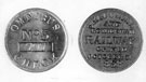 Sheffield and Rotherham Railway Omnibus token