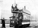 Tram No. 35 travelling towards Millhouses on Abbeydale Road