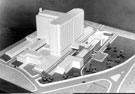 View: t01902 Model of proposed Royal Hallamshire Hospital