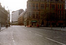 View: t01977 Church Street prior to the construction of Supertram. Gladstone Buildings on right