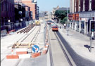 View: t02002 West Street during the construction of Supertram