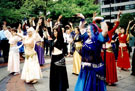 View: t02218 Sahar Wal Farashat, Arabic Dance in Barkers Pool, during Chance to Dance festival