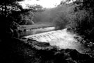 River Rivelin, feeding dam above stepping stones