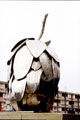 The Hop Sculpture by Michael Johnson outside the former Ward's Brewery, Ecclesall Road.