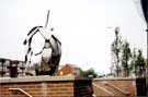 The Hop Sculpture by Michael Johnson outside the former Ward's Brewery, Ecclesall Road