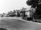 Bents Road, looking towards its corner with Haugh Lane and Nos. 56 and 58 on its corner.