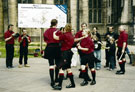 View: t02584 Triskele Sword Dancers, Cathedral Forecourt taking part in Chance to Dance