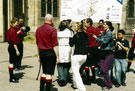 View: t02585 Triskele Sword Dancers, Cathedral Forecourt taking part in Chance to Dance