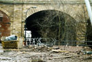 View: t02593 Construction of the Cobweb Bridge under Victoria Station Viaduct to provide a crucial link between the City Centre and Sussex Street for the Five Weirs Walk