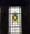 Stained glass window commemorating the Viener Family, Wilson Road Synagogue