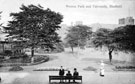 Bandstand in Weston Park with University of Sheffield in the background