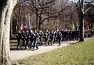 Memorial service in Endcliffe Park to mark the 56th anniversary of the aircrash of the B17 Flying Fortress during World War II 